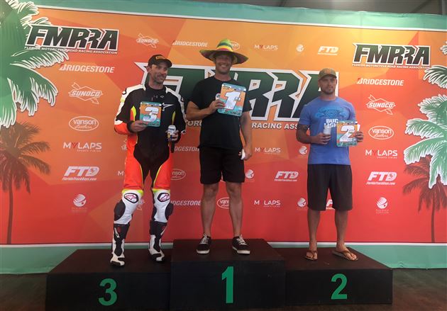 Sean Dwyer Wins FMRRA Superbike 1000 Grande Corsa At Palm Beach International Raceway